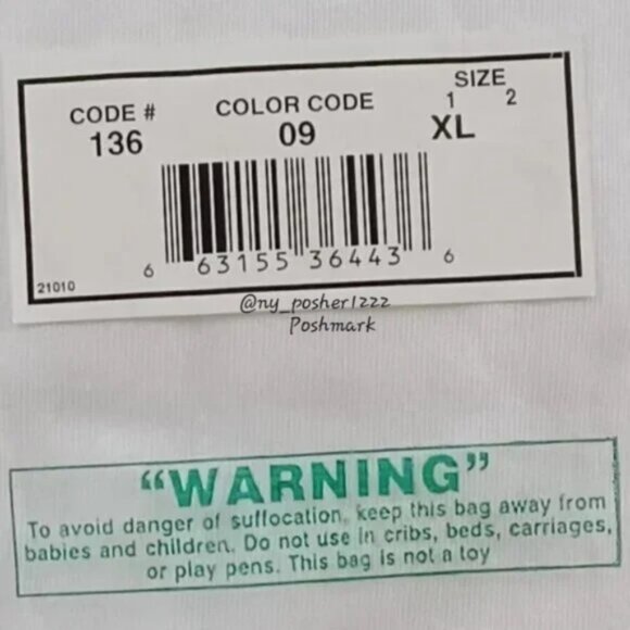 *๐ฅ๐ฒ๐ท๐ฝ๐ช๐ฐ๐ฎ ๐๐๐๐๐๐ Turtleneck Shirt XL White - Picture 7 of 7